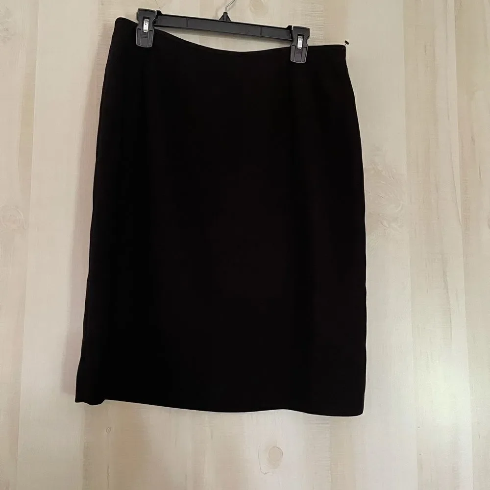 Evan Picone petite black skirt, size 12P‎